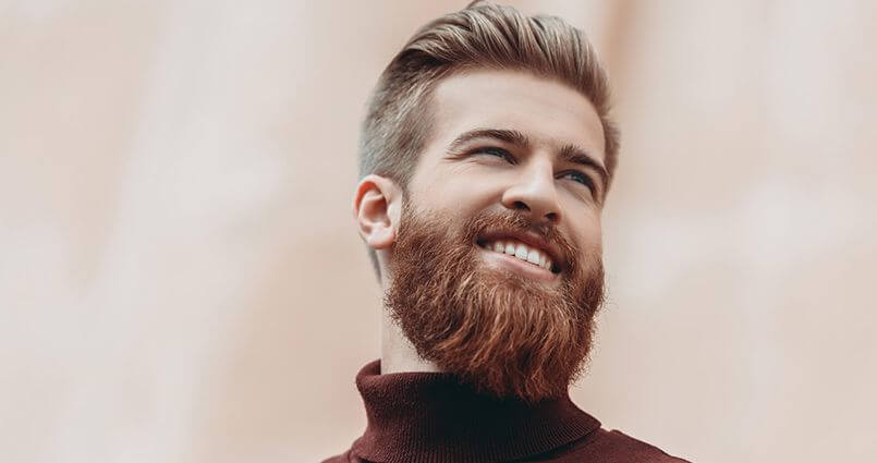 modelo de barba cheia